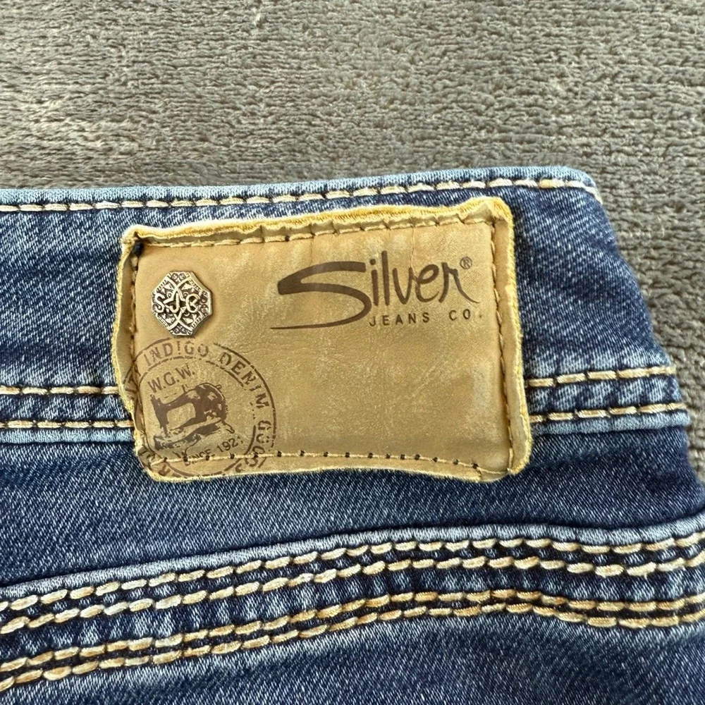 Silver Women's Jeans Suki‎ Mid Pencil Skinny Joga Jeans W28 L31